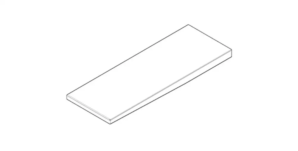 DORNBRACHT Griff ERSATZTEILE 092073046 52 x 8 x 145 mm Champagne (22kt Gold), 092073046-47 Galeriebild 1